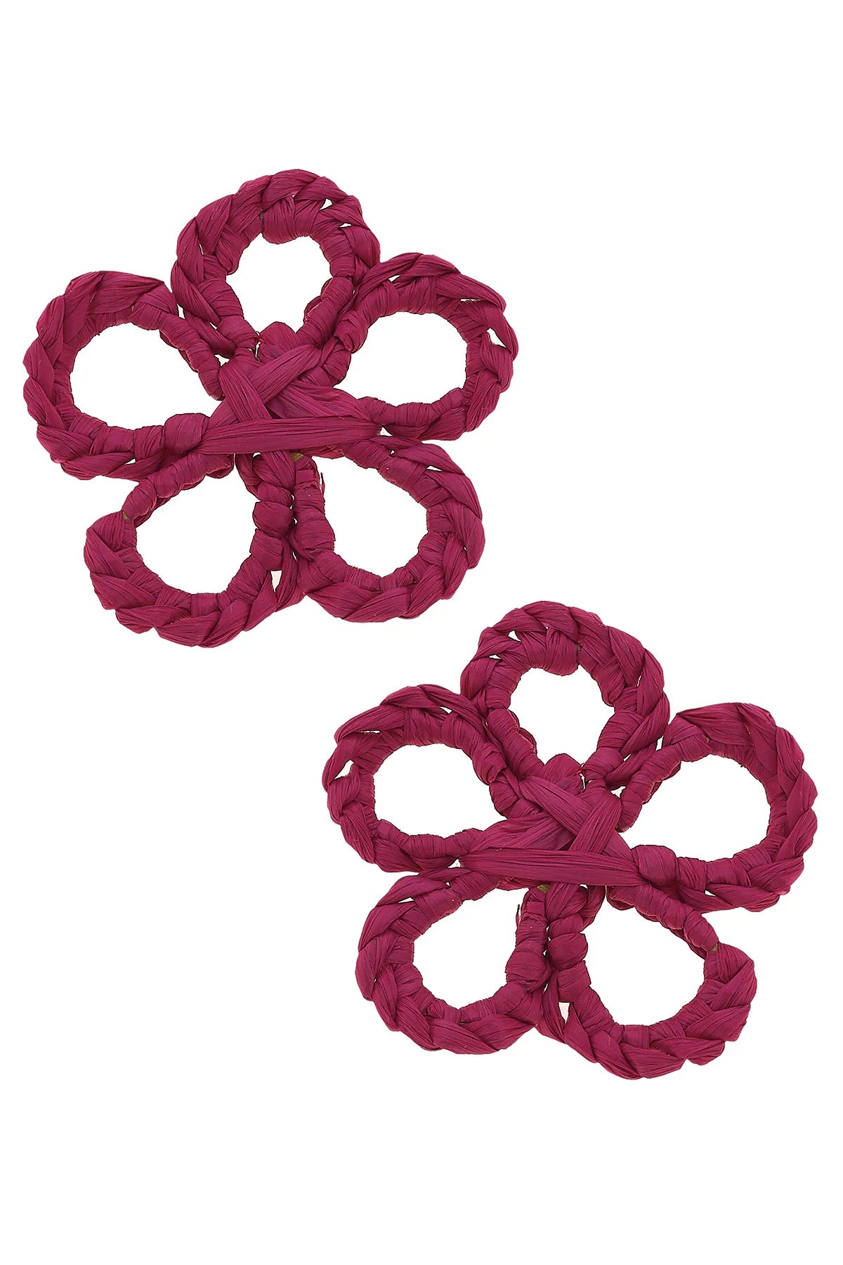 Tahiti Raffia Stud earring