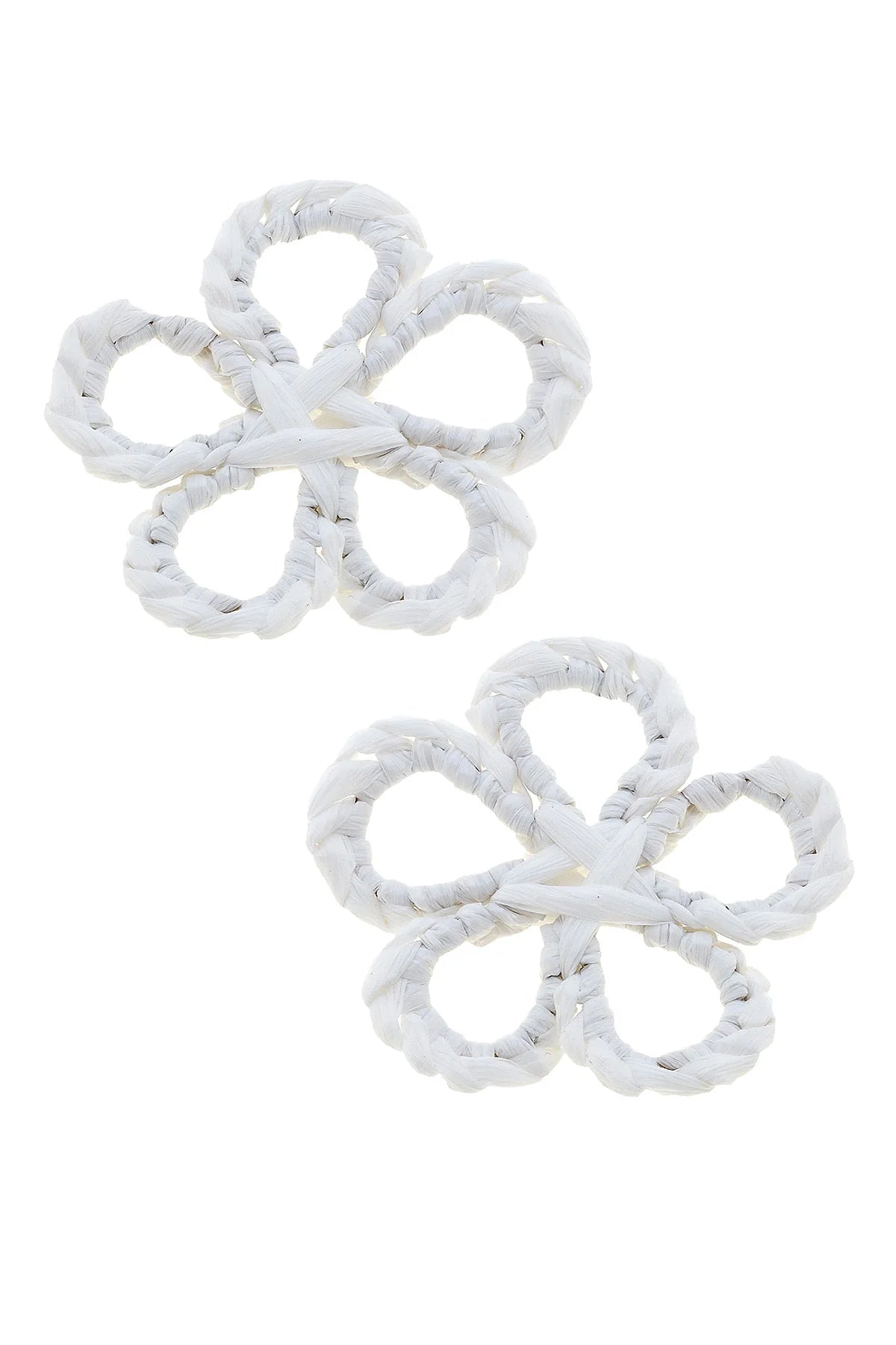 Tahiti Raffia Stud earring