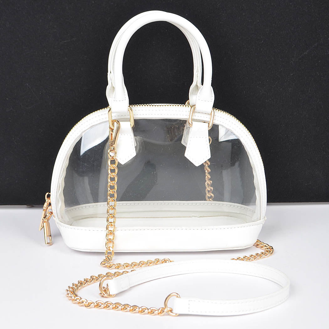Top Handle Clear Zip Bag