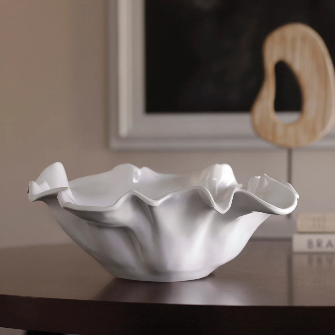 VIDA Havana Large Medusa White Bowl
