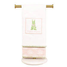 Kiara Boxwood Bunny Hand Towel