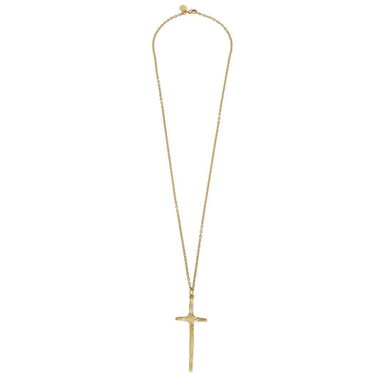 Long Tall Cross Necklace