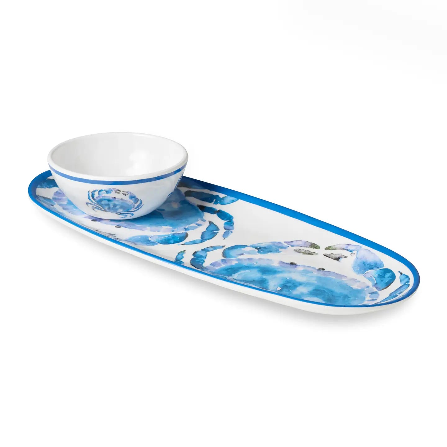 Beach House Oval Platter With Dip