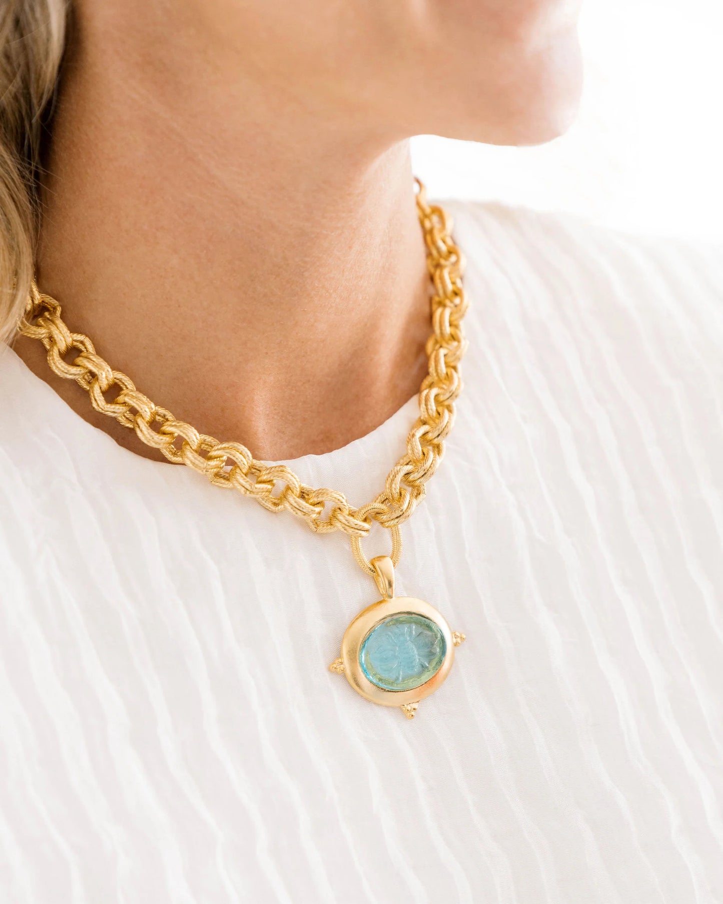 Venetian Glass Bee Necklace