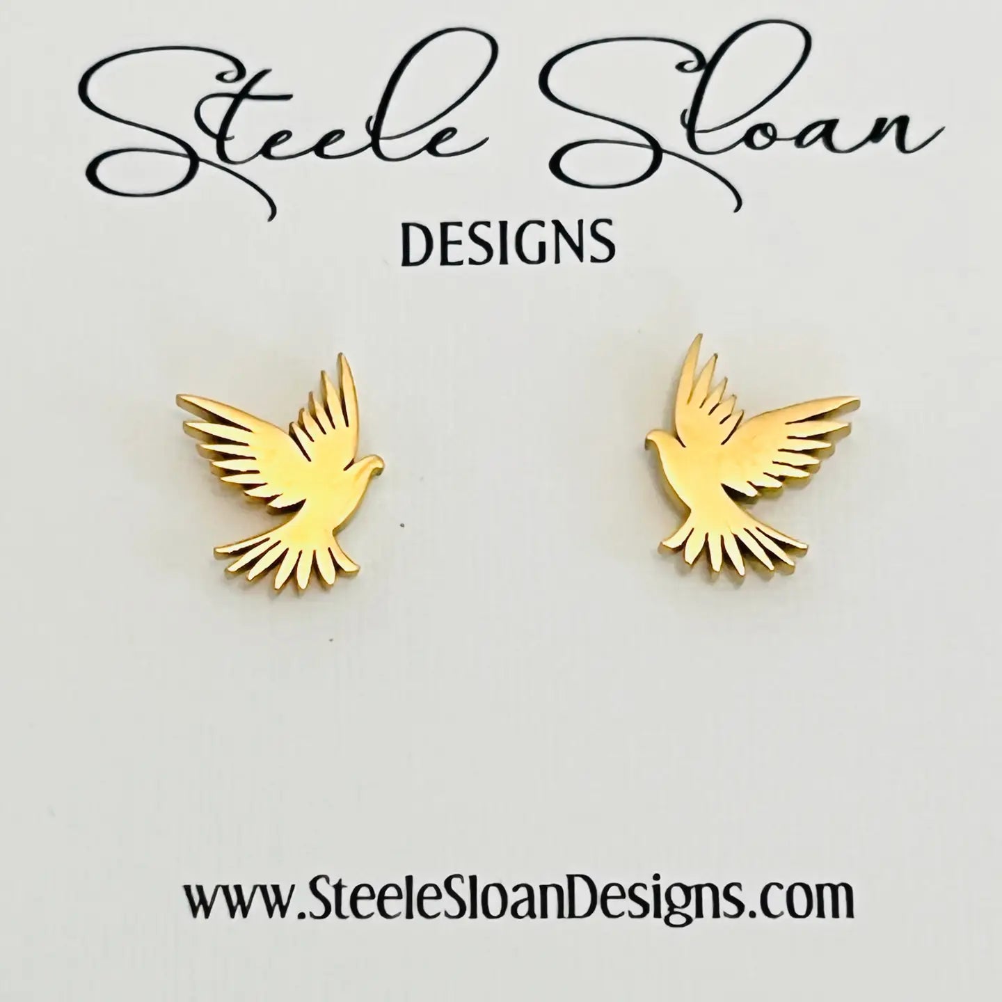 Gold Stud Earrings