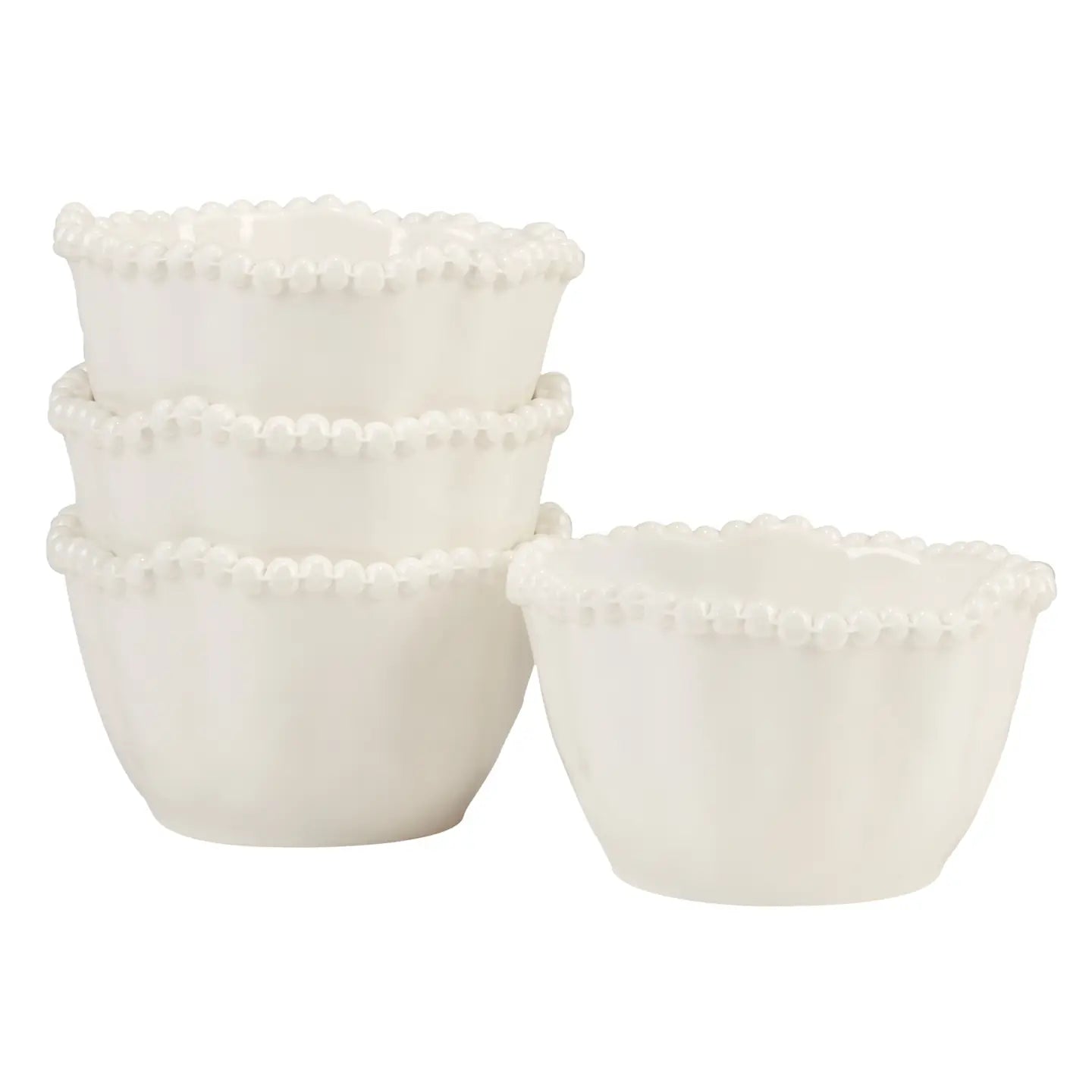 Perlette Cream Dipping Bowls