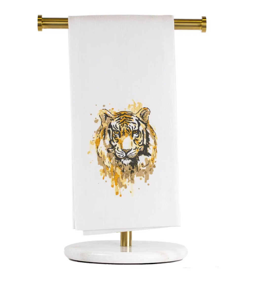 Tiger Love Flour Sac Tea Towel