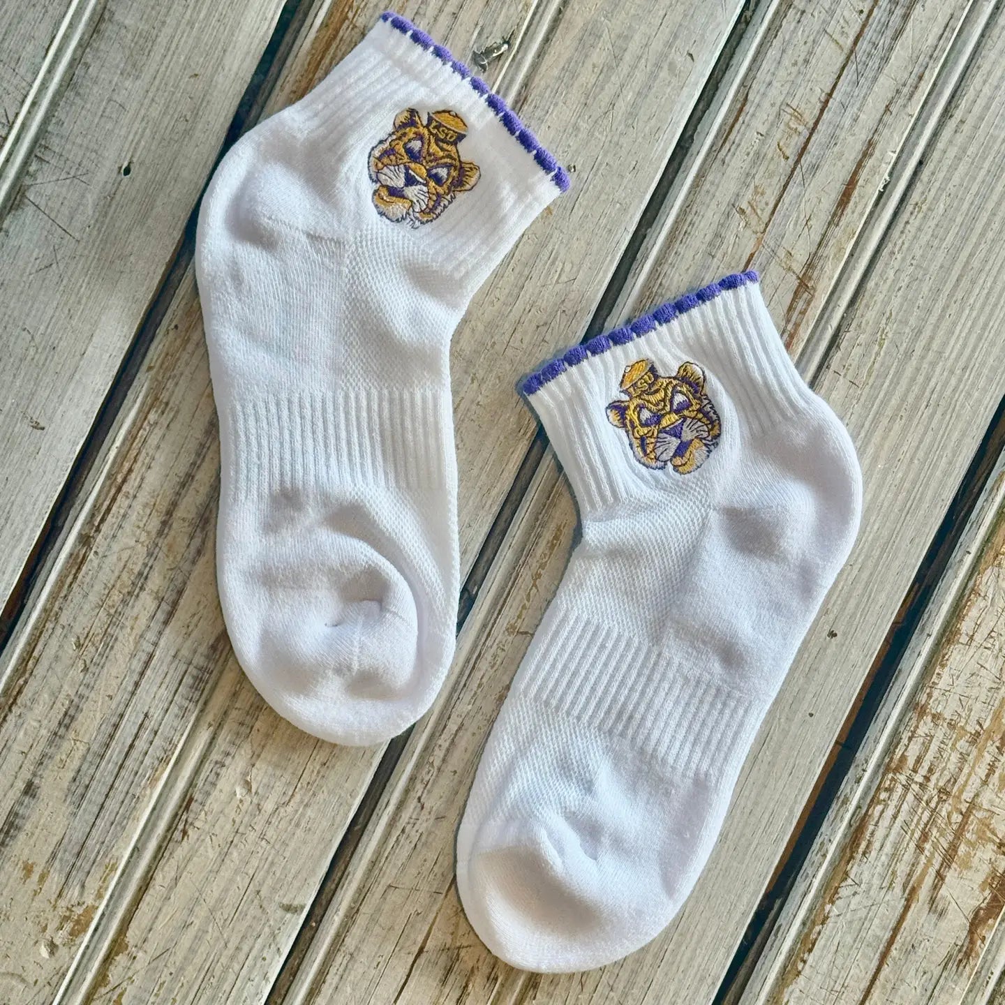 Nola Mercantile Embroidered Socks