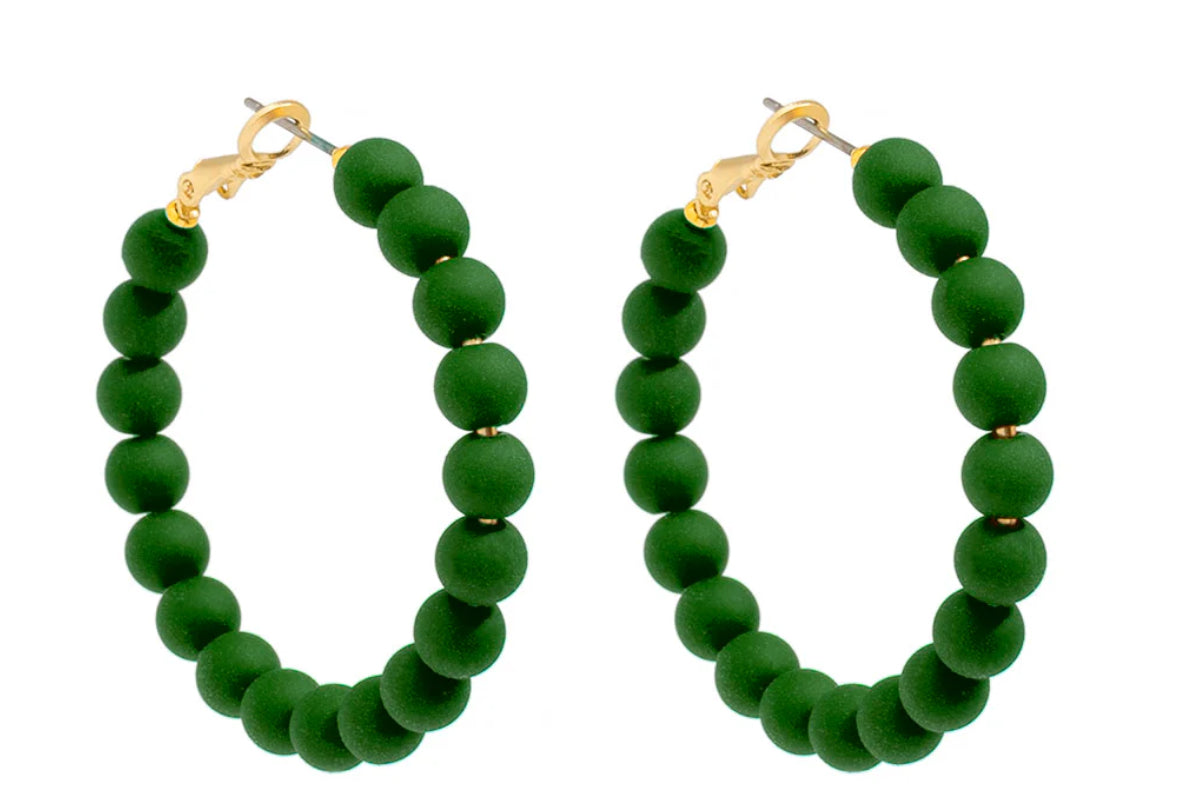 Josephine Beaded Hoop Earring