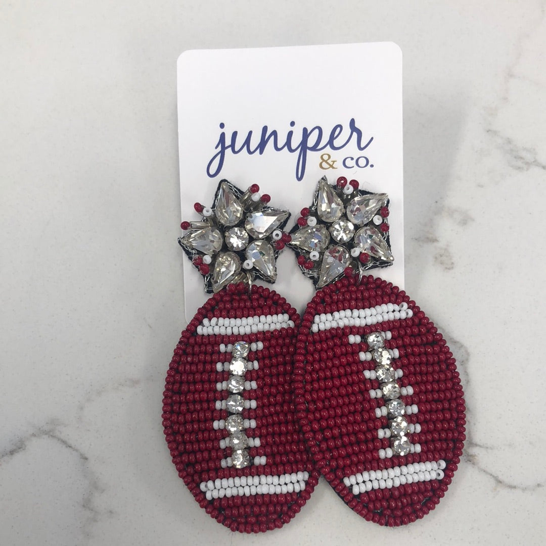 Alabama Football Earrings