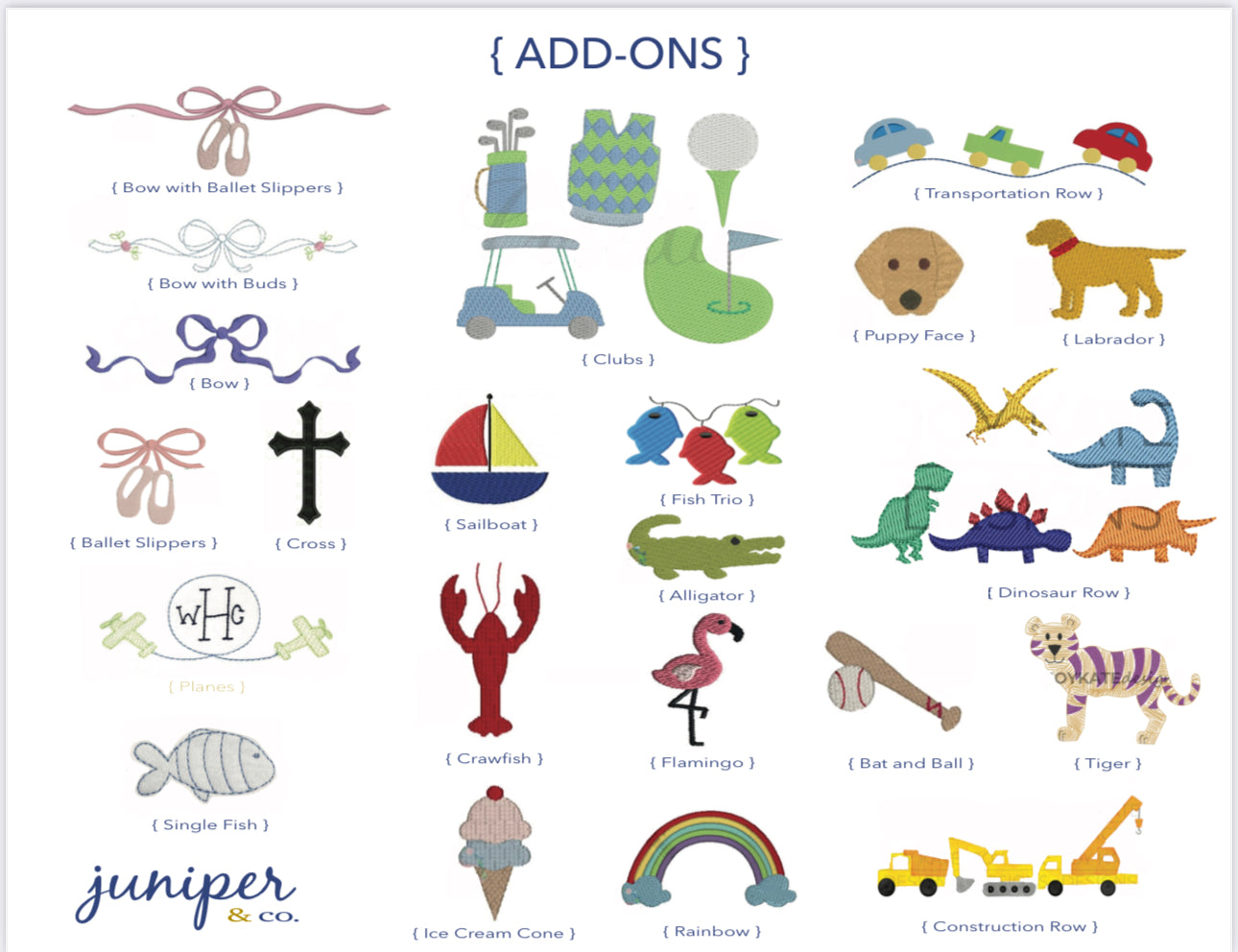 Embroidery Add-On