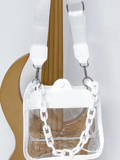 Show off clear crossbody