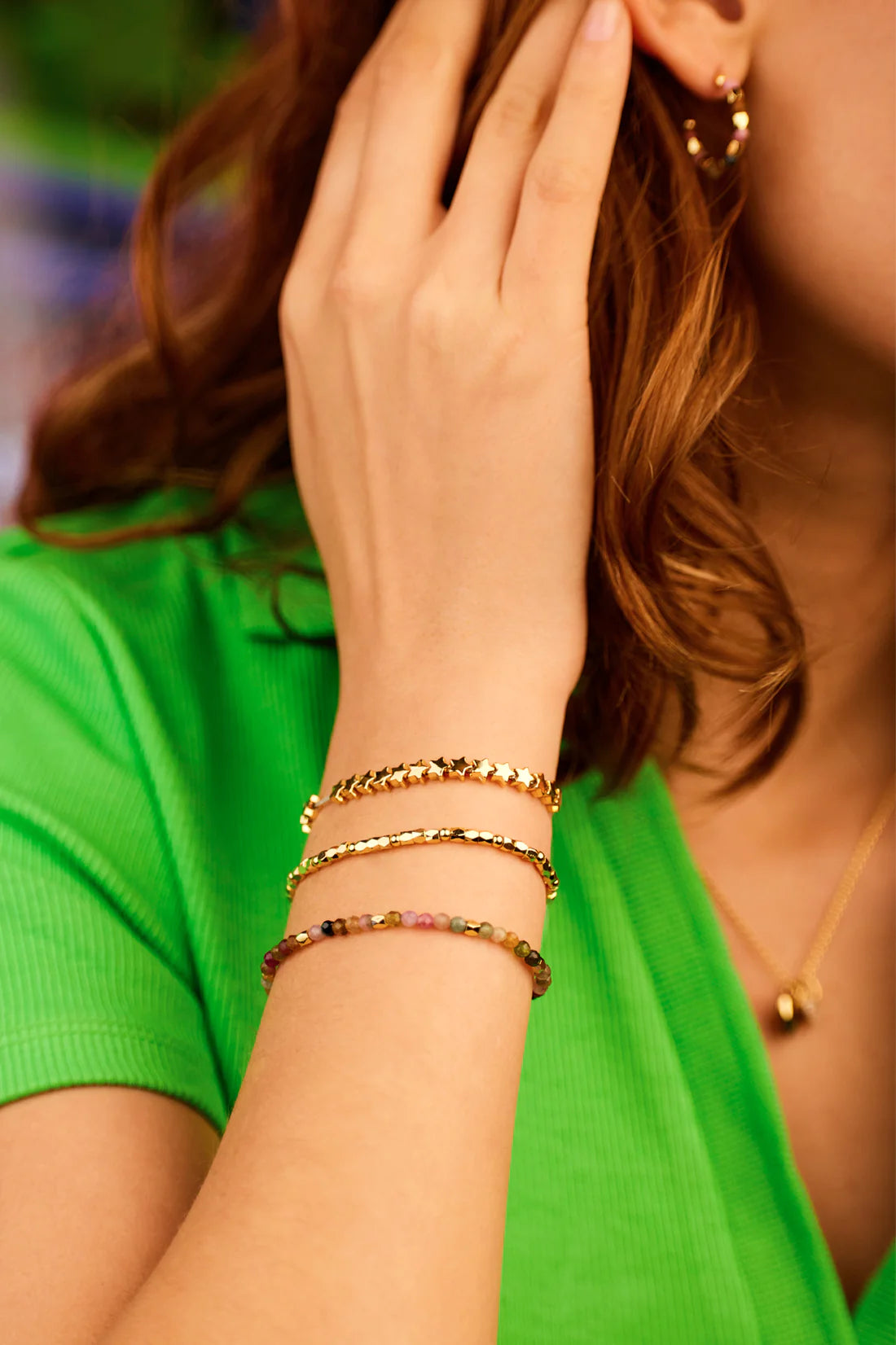 teal coco bracelet