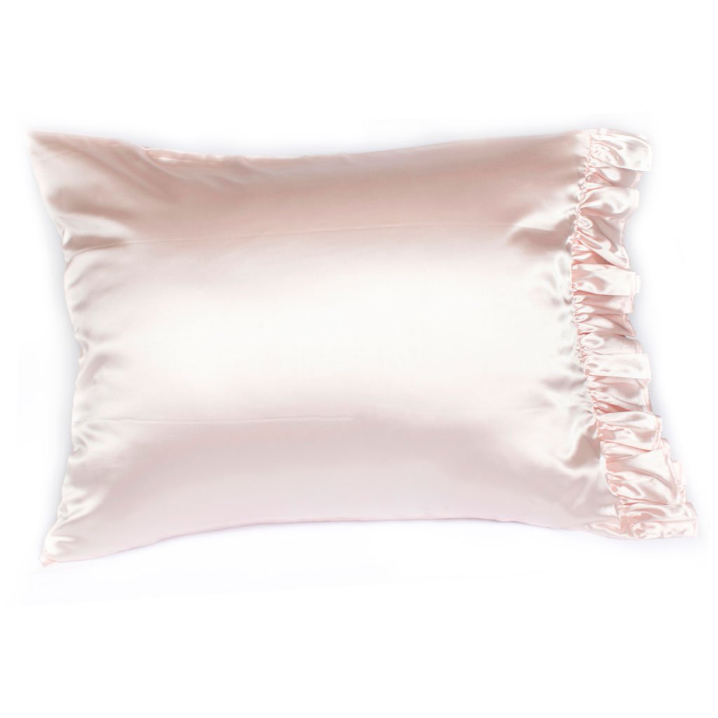 Ruffled Silky Pillowcase
