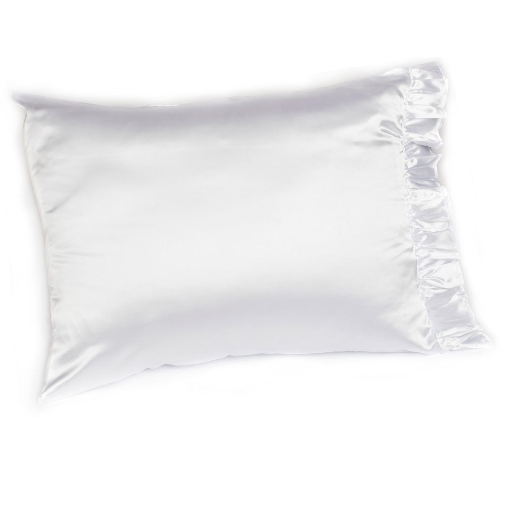 Ruffled Silky Pillowcase