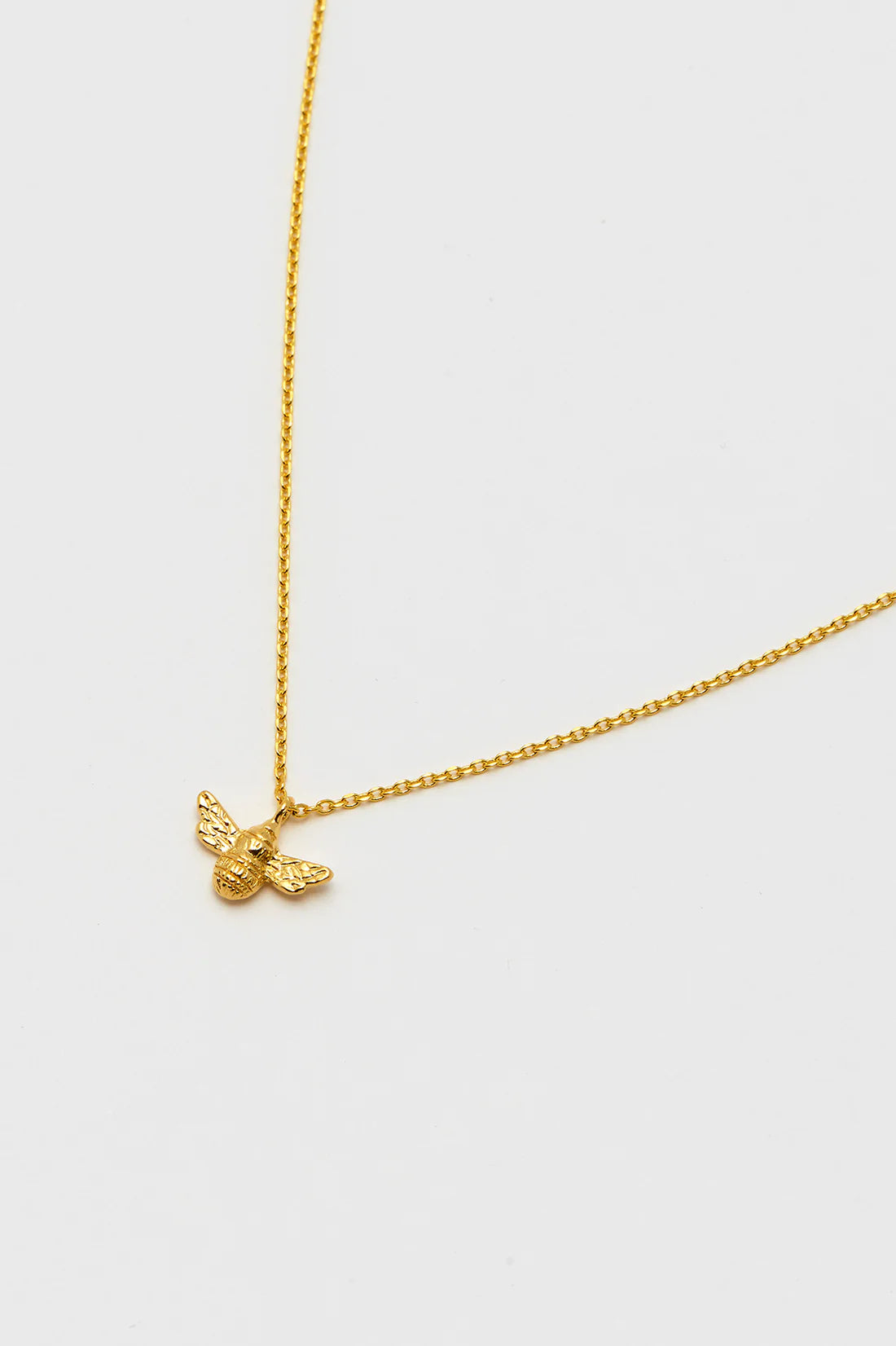 Bee Necklace Gold Plated
