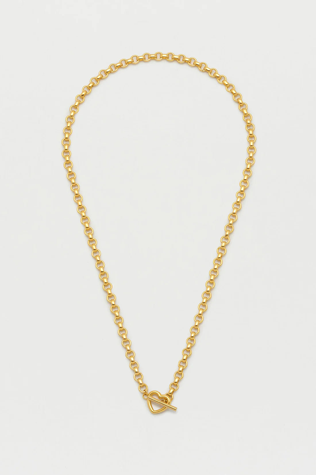 Heart and Ball Chain Double Bracelet