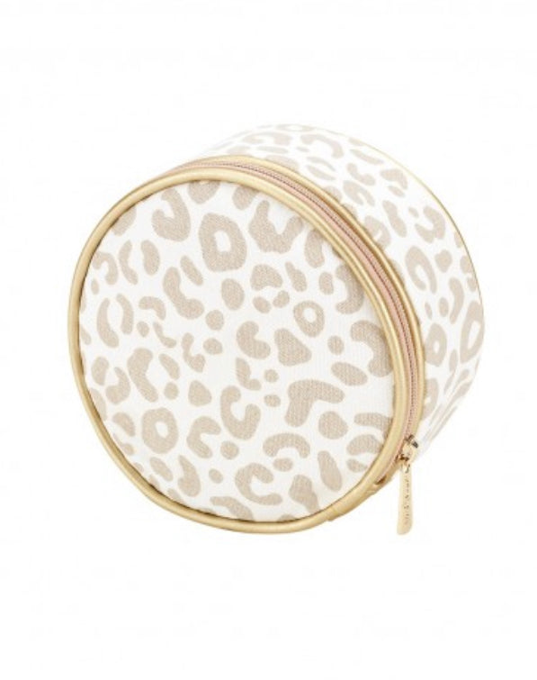 Natural Leopard Jewelry Case