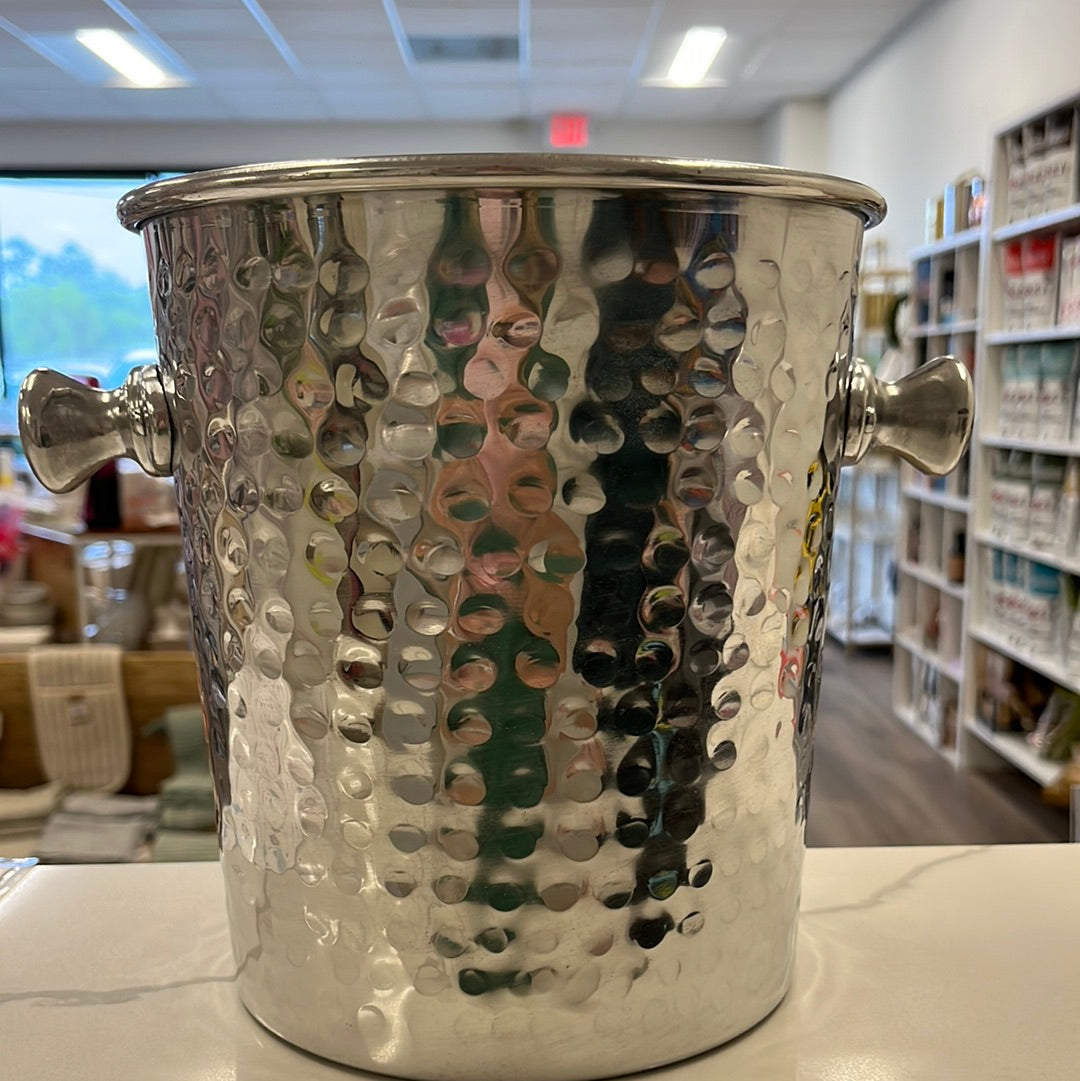 Hammered lined iced bucket