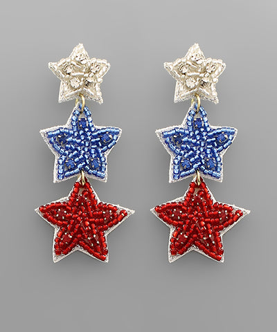 Patriotic earrings