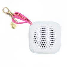 Pink On-The-Go mini keychain speaker