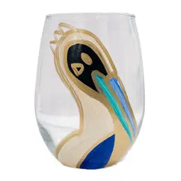 Hand Painted Wine Glasses