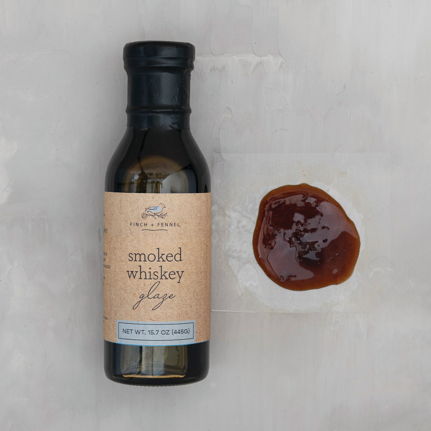 Smokey whiskey glaze