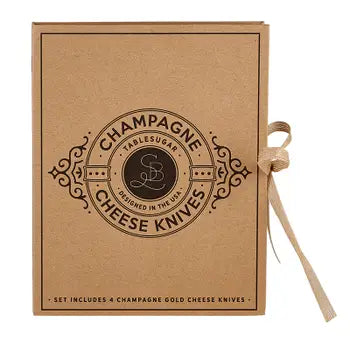 Champagne gold cheese knives