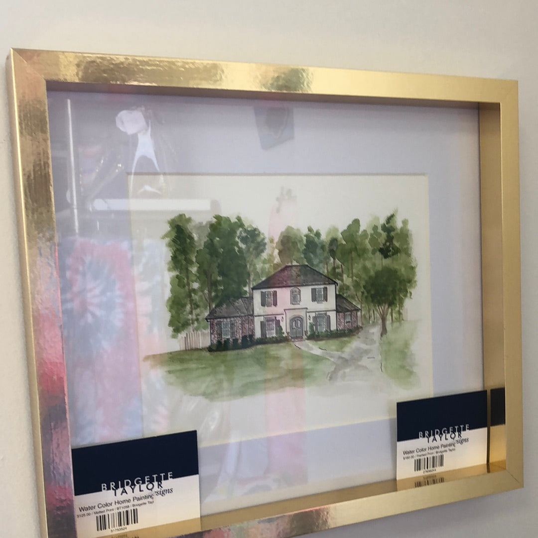 WaterColor Home Painting