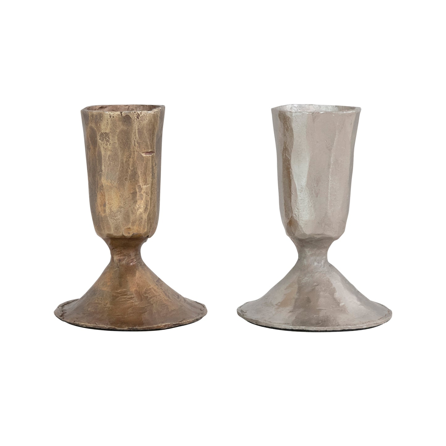 Round metal taper holder 2 finishes