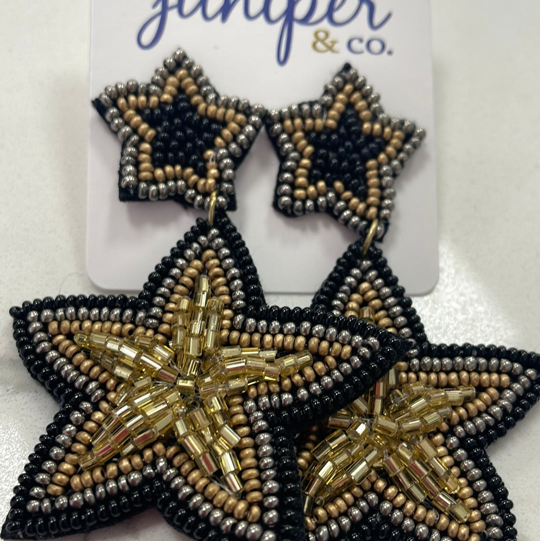 Double star gold and black
