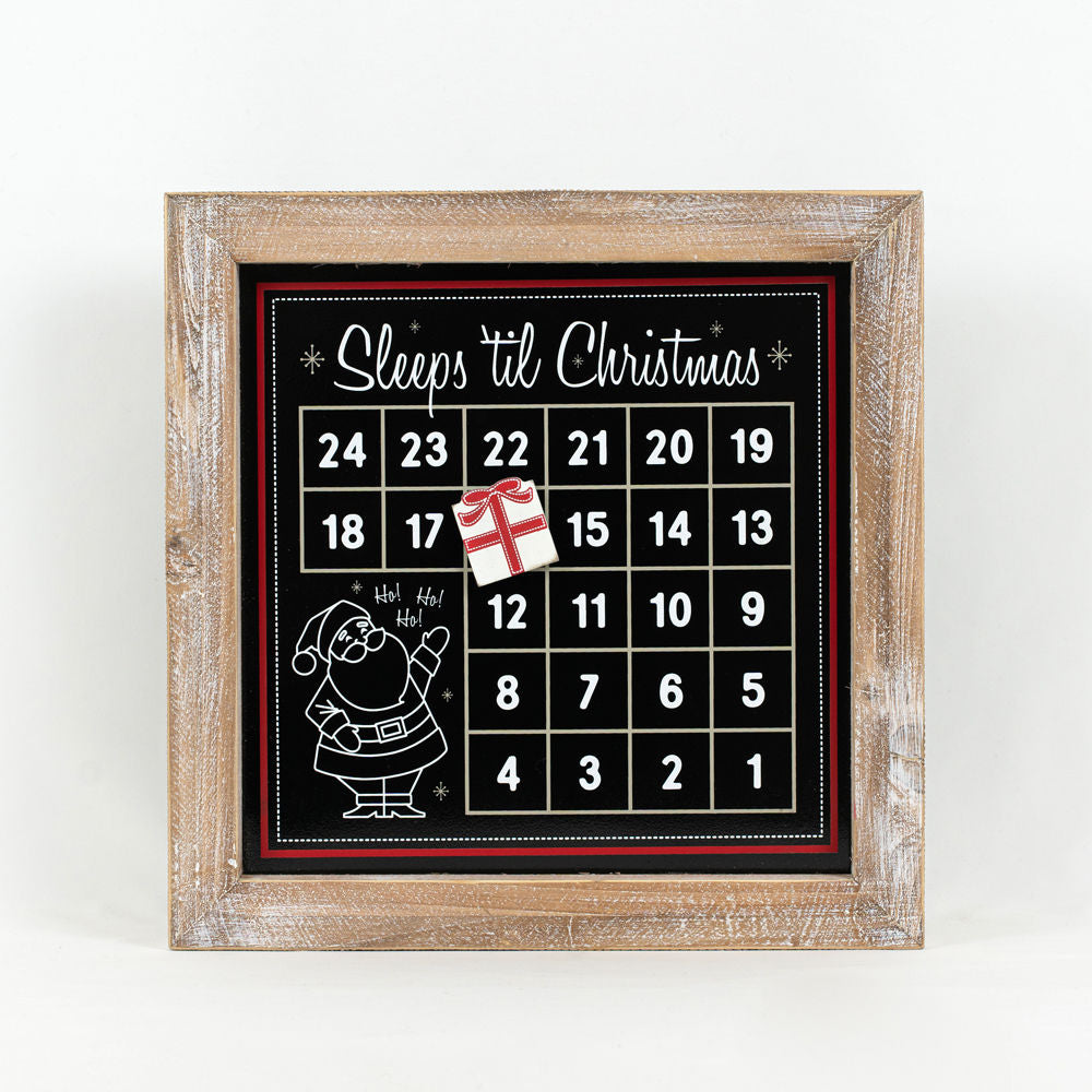 Wooden Christmas Countdown