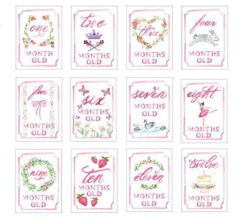 Month by Month Baby Cards
