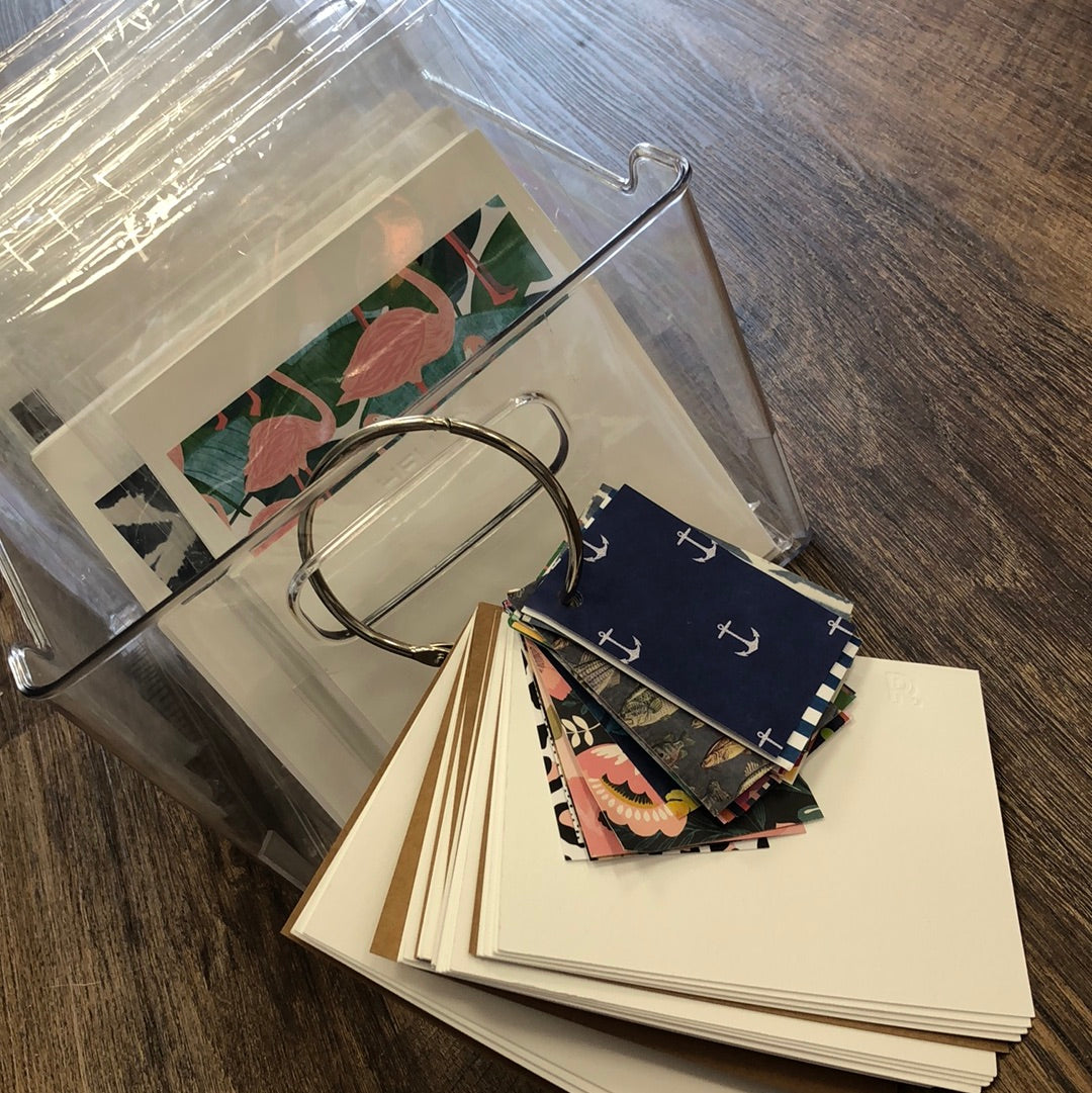 Custom Letter Press Stationary Set