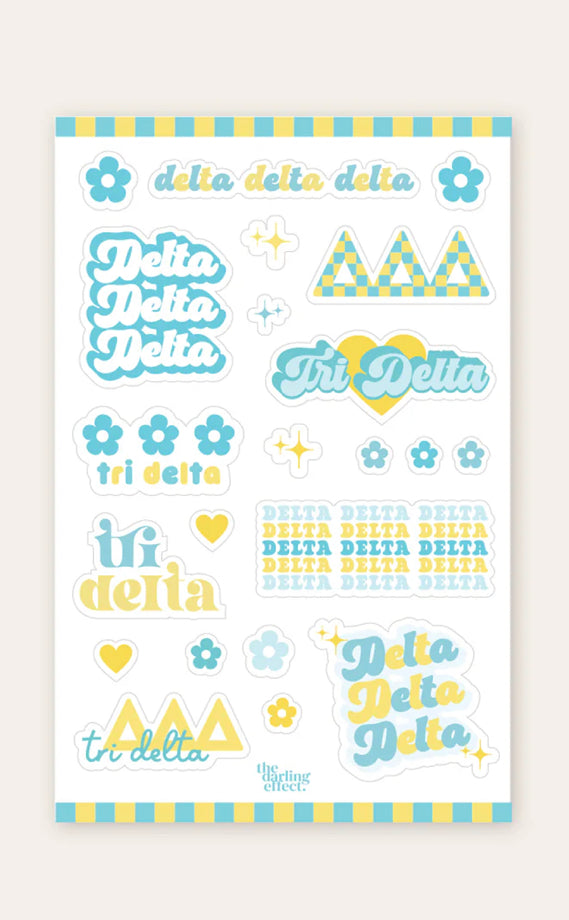 Sorority Sticker Sheet