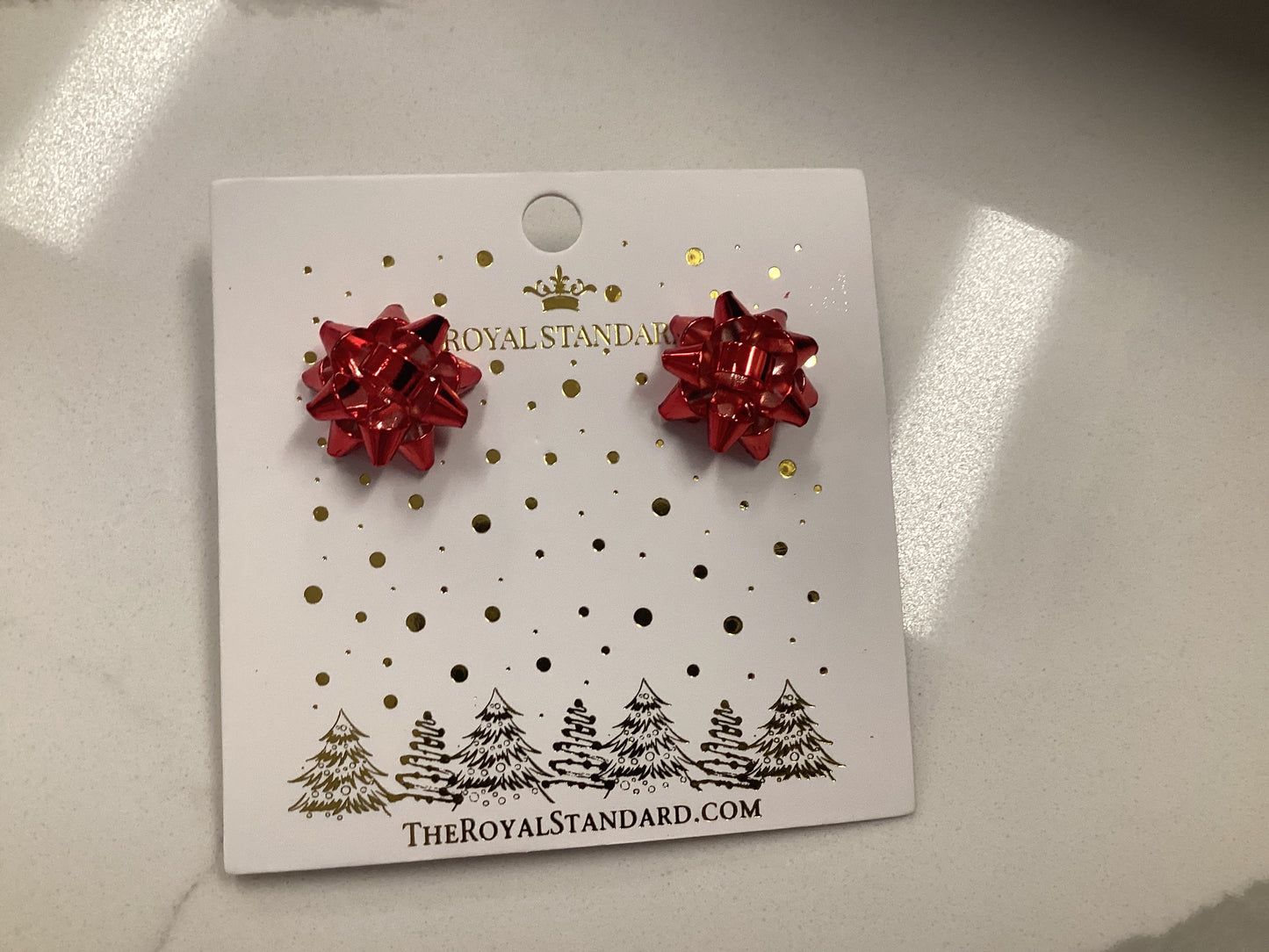 Gift Bow Earrings