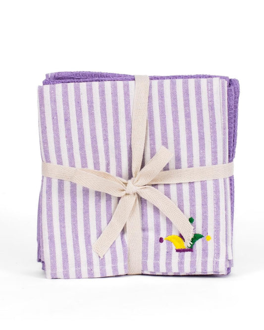 Mardi Gras Crown Hand Towel Set of 3