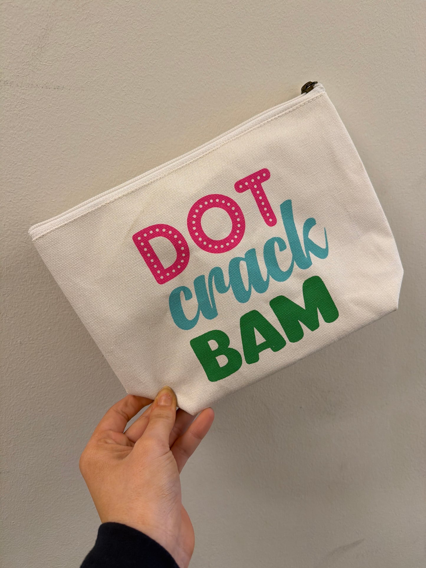Dot Crack Bam Cosmetic Bag