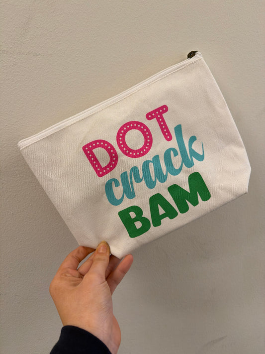 Dot Crack Bam Cosmetic Bag