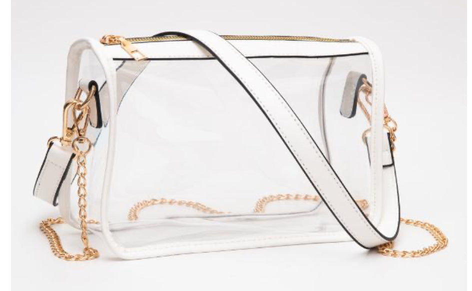 Gameday Stadium Clear Rectangle Crossbody Bag