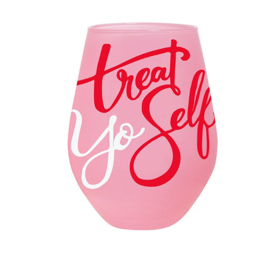 Jumbo stemless wine glass