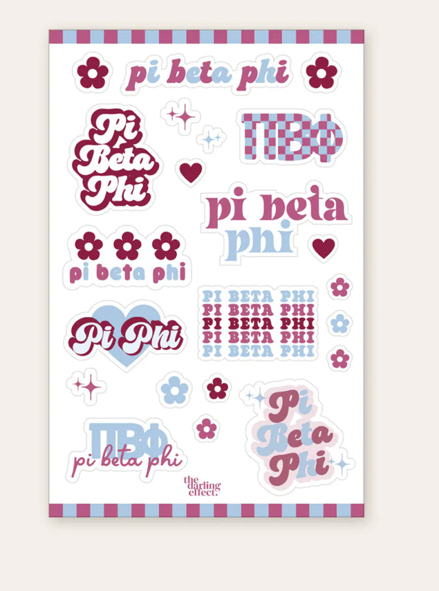 Sorority Sticker Sheet