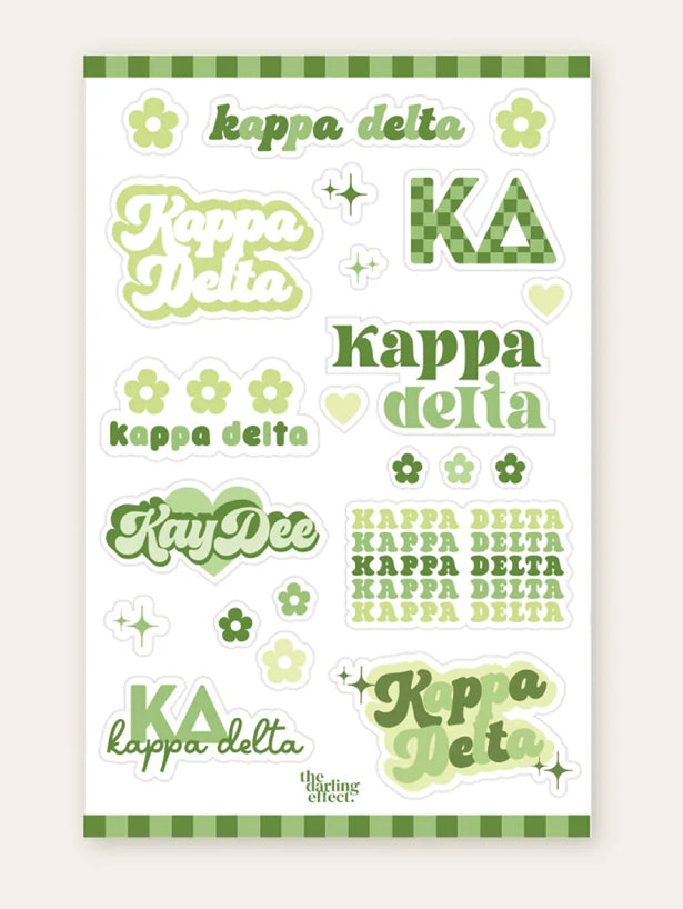 Sorority Sticker Sheet