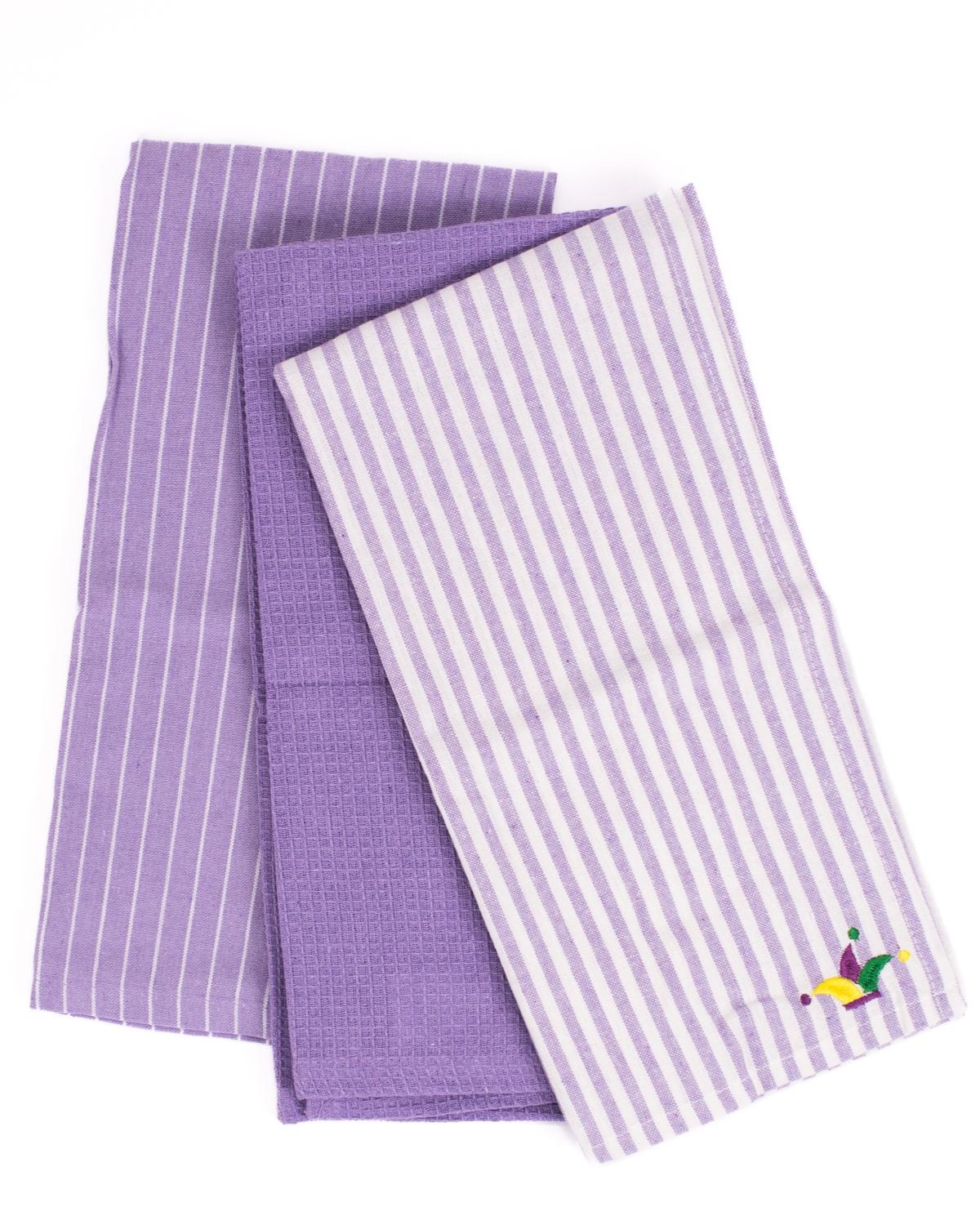 Mardi Gras Crown Hand Towel Set