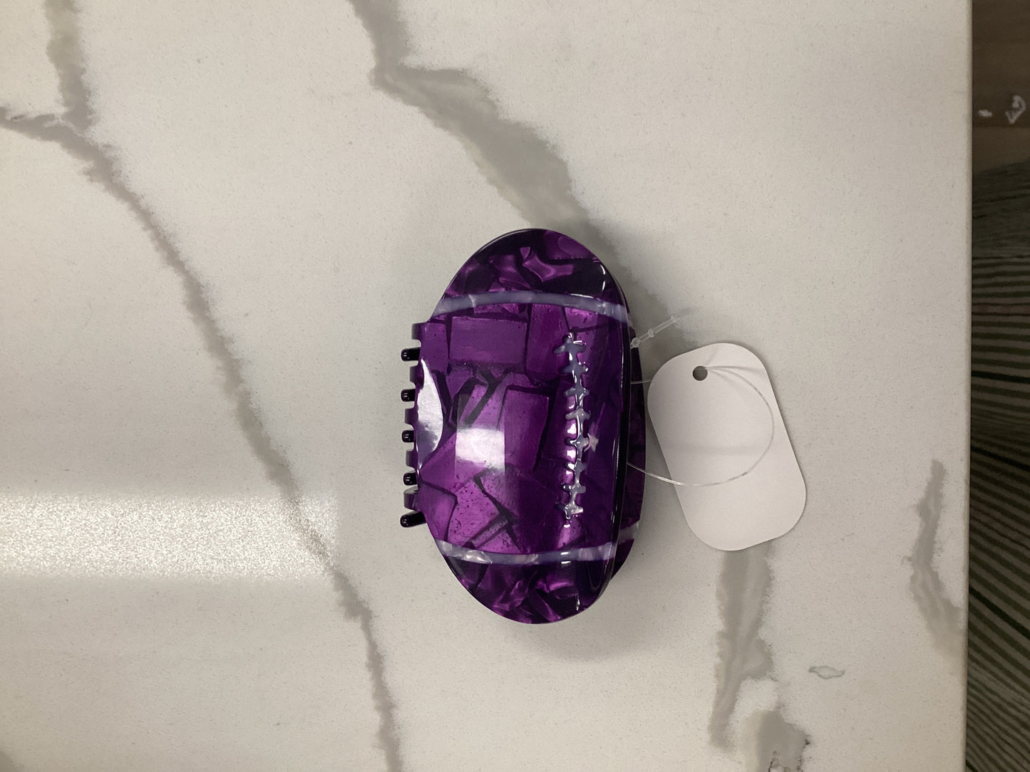 Kickoff Football Hair Clip