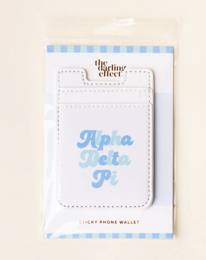 Sorority Stick On Phone Wallet