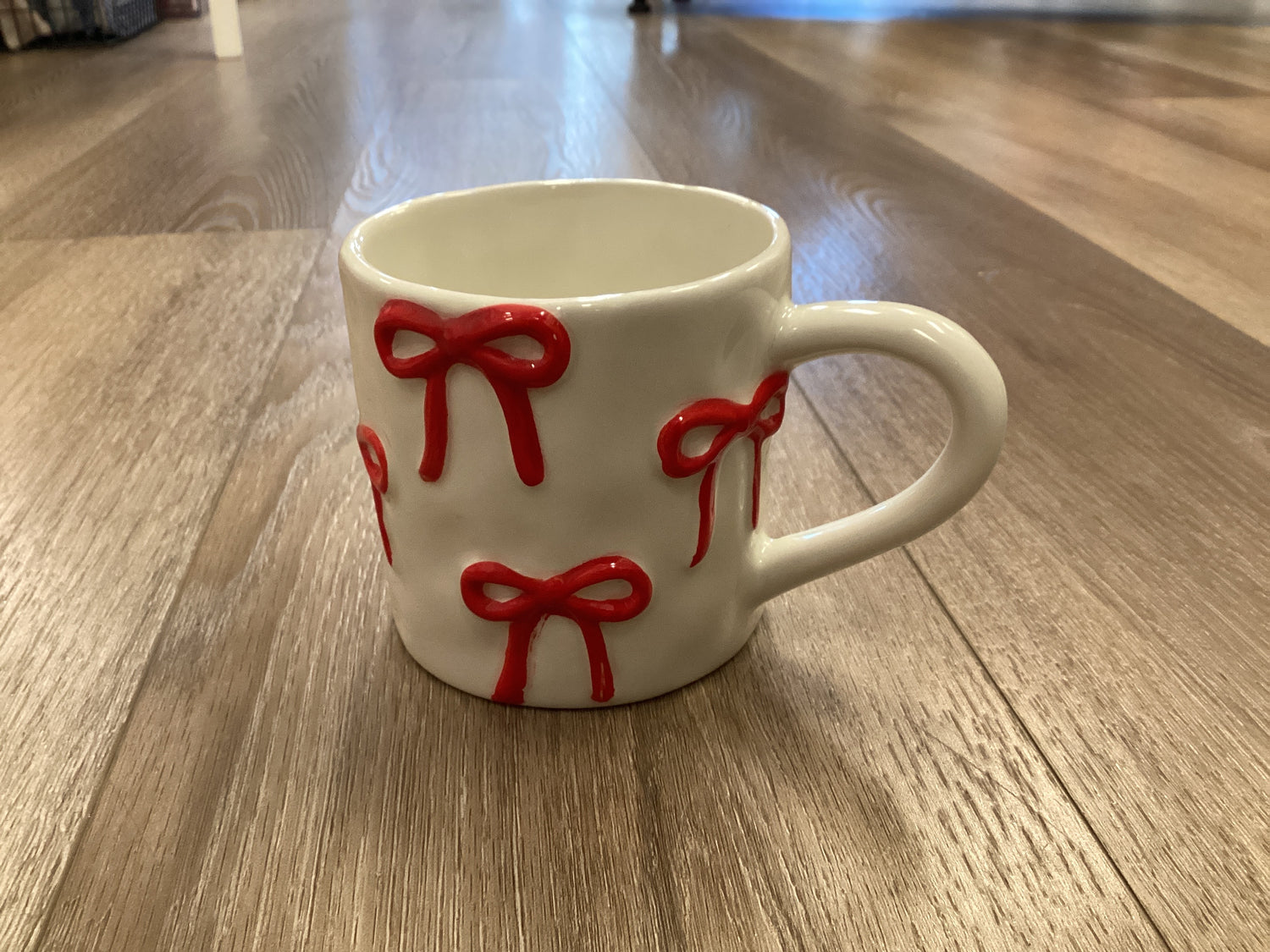 Organic Mug Sculpted Bow
