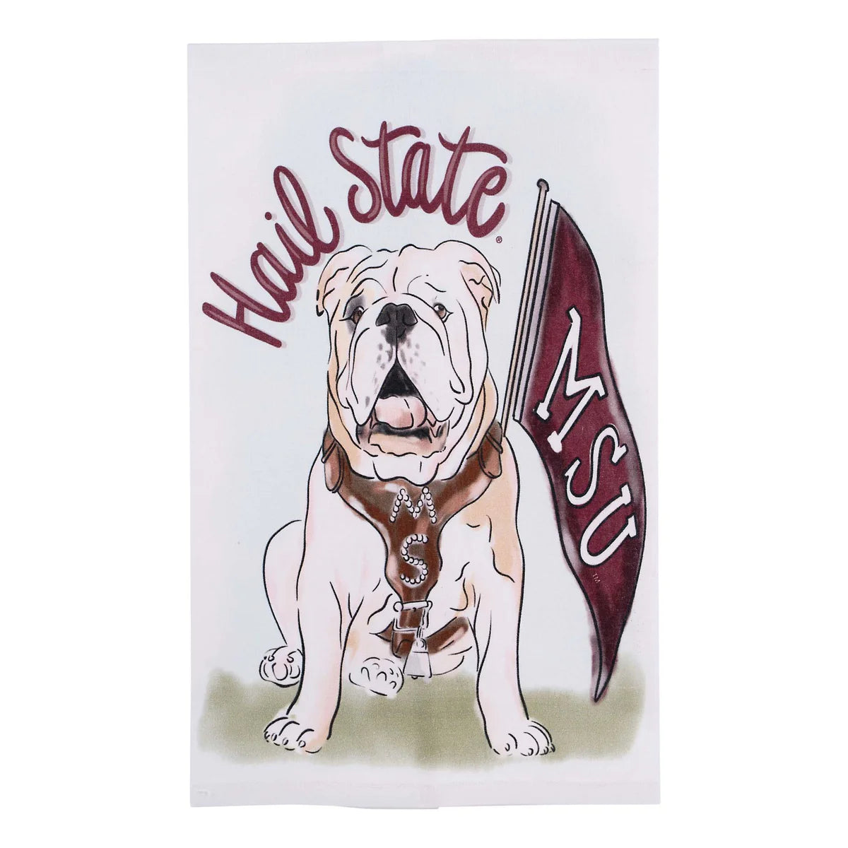 College Mascot Tea Towel