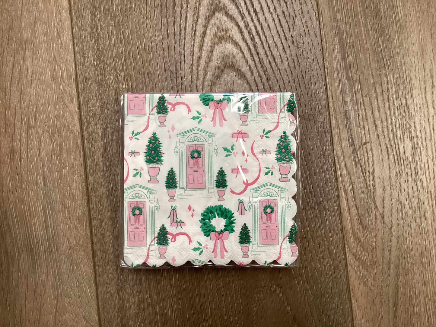 Mary Square Christmas Cocktail Napkins