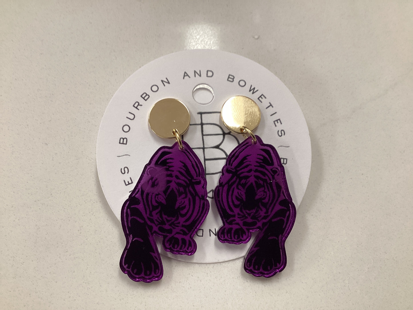 Crouching Tiger Earring